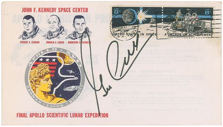 Lot #9393 Shepard, Mitchell. and Cernan Collection of Three Signed Covers - Image 2