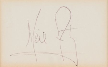 Lot #9288 Neil Armstrong Signature - Image 2