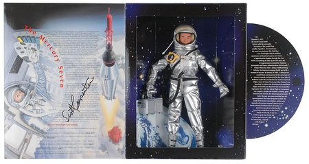 Lot #9085 Scott Carpenter Signed GI Joe Mercury Action Figure - Image 1
