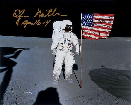 Lot #9389 Alan Shepard and Edgar Mitchell Collection of Three Items - Image 1