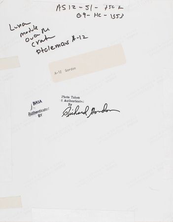 Lot #6450 Richard Gordon Twice-Signed Photograph - Image 3