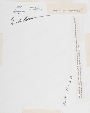 Lot #9240 Frank Borman - Image 3