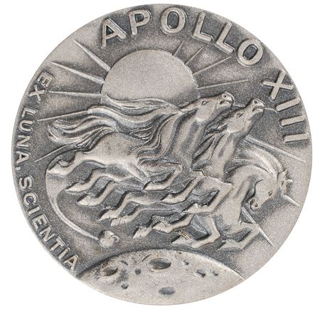 Lot #9359 Jack Swigert’s Apollo 13 Flown Robbins Medal - Image 1