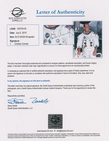 Lot #9187 Collection of Twelve Moonwalker Signed Photographs - Image 8