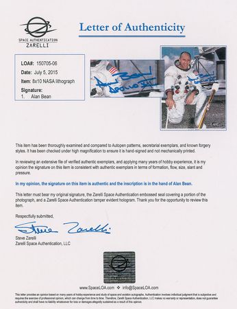 Lot #9187 Collection of Twelve Moonwalker Signed Photographs - Image 9