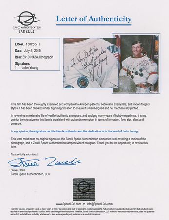 Lot #9187 Collection of Twelve Moonwalker Signed Photographs - Image 15