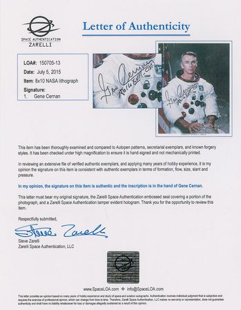 Lot #9187 Collection of Twelve Moonwalker Signed Photographs - Image 18