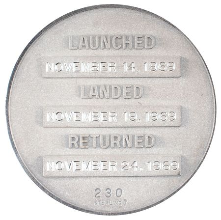 Lot #9334 Dave Scott’s Apollo 12 Flown Robbins Medal - Image 2