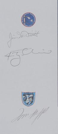 Lot #9195 Apollo Astronauts Signed Lithograph - Image 5