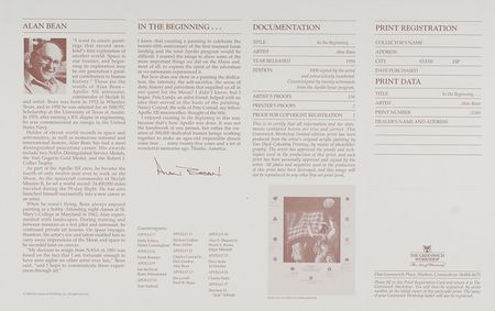 Lot #9195 Apollo Astronauts Signed Lithograph - Image 7