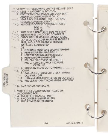 Lot #9520 Challenger Closeout Checklist - Image 2