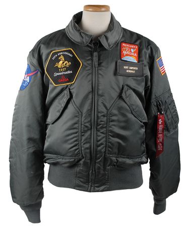 Lot #9079 Scott Carpenter’s Omega Flight Jacket - Image 1