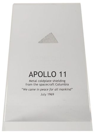 Lot #9317 Apollo 11 Flown Coldplate Fragment - Image 1