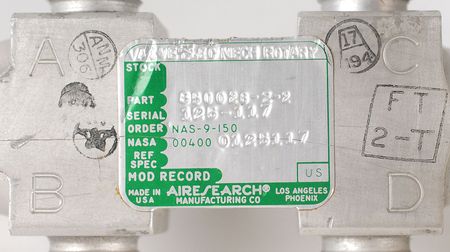 Lot #9162 Apollo CM Primary Cabin Temperature Control - Image 3