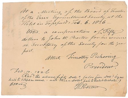 Lot #415 Timothy Pickering - Image 1