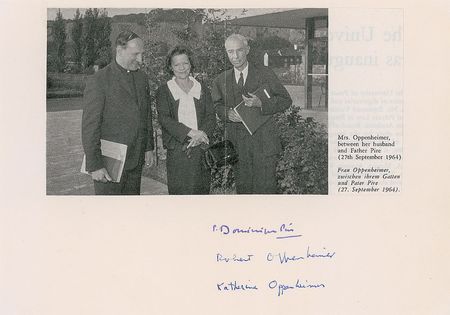 Lot #290 Robert Oppenheimer Signature - Image 2
