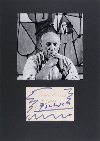 Lot #626 Pablo Picasso Signature - Image 2