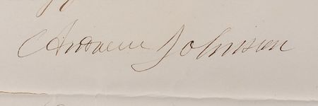 Lot #31 Andrew Johnson: Scarce declined presidential appointment to the Hague - Image 3