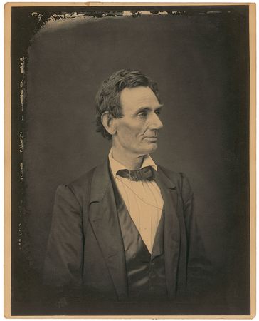 Lot #28 Abraham Lincoln Photograph
