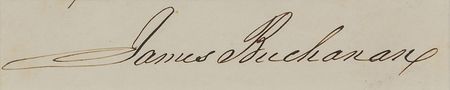 Lot #113 James Buchanan Signature - Image 2
