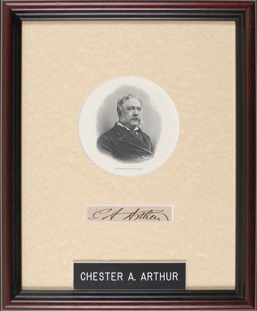 Lot #115 Chester A. Arthur Signature - Image 1