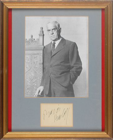 Lot #928 Boris Karloff Signature - Image 1
