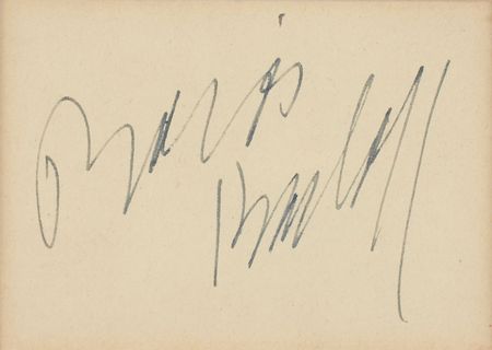 Lot #928 Boris Karloff Signature - Image 2