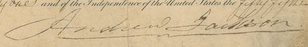 Lot #16 Andrew Jackson Signed Document - Image 2