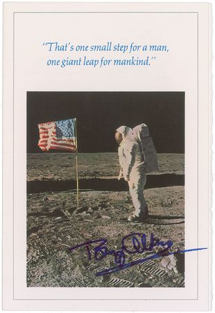 Lot #554 Buzz Aldrin Philatelic Souvenir - Image 1