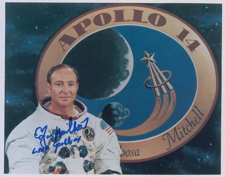 Lot #589 Edgar Mitchell Signed Photographs - Image 2