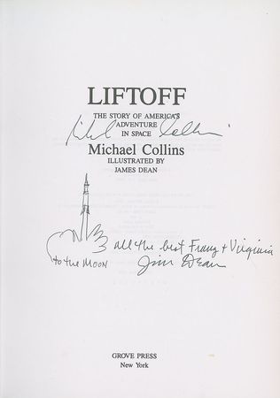 Lot #581 Michael Collins Book - Image 1
