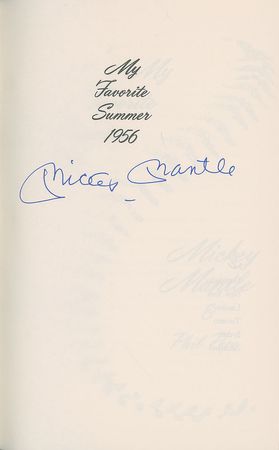 Lot #1000 Mickey Mantle Book - Image 1