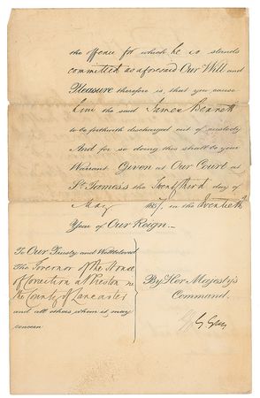 Lot #344 Queen Victoria Signed Document - Image 2
