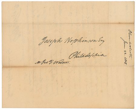 Lot #439 Oliver Wolcott, Jr Handwritten Letter Signed - Image 2