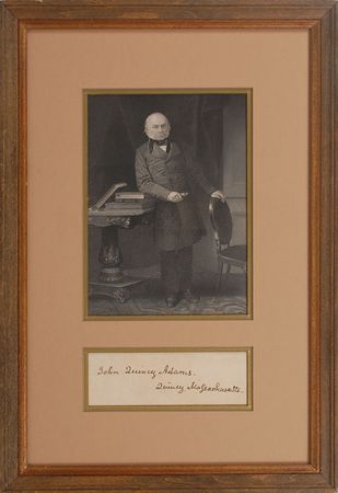 Lot #11 John Quincy Adams Signature