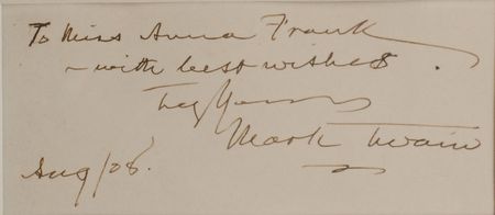 Lot #666 Samuel L. Clemens Signature - Image 1