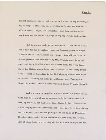 Lot #94 John F. Kennedy: 
