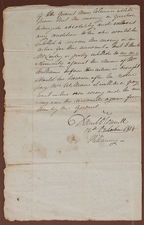 Lot #329 Daniel O?Connell Signed Document - Image 2