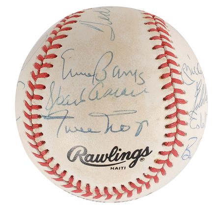 Lot #961 Baseball: 500 Home Run Club Baseball - Image 4