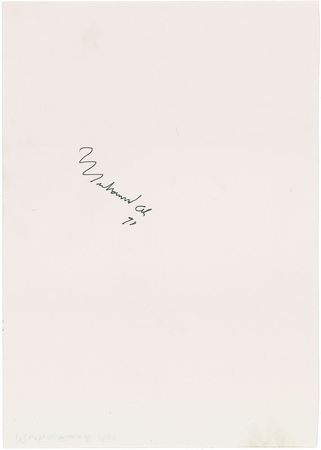 Lot #978 Muhammad Ali and Joe Frazier Signature - Image 2