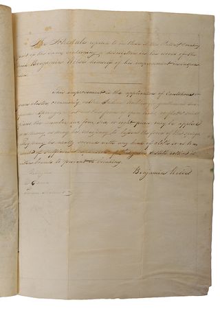 Lot #13 John Quincy Adams and Henry Clay: Desirable Adams-Clay patent issued for “a new and useful improvement in Suspenders” - Image 2