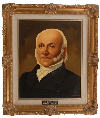 Lot #12 John Quincy Adams Painting