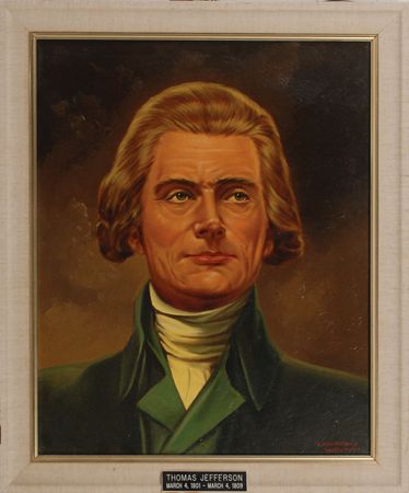 Lot #5 Thomas Jefferson Painting