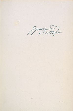Lot #65 William H. Taft Book - Image 1