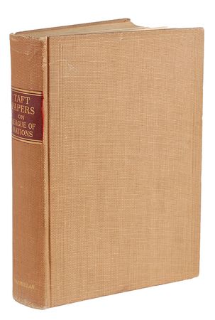 Lot #65 William H. Taft Book - Image 2