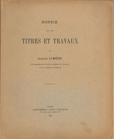 Lot #286 Auguste Lumiere Book - Image 2