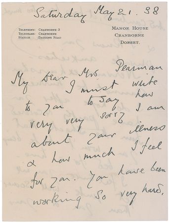 Lot #366 Clementine Churchill Handwritten Letter Signed - Image 2
