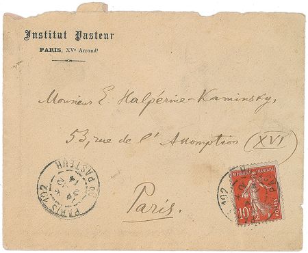 Lot #288 Elie Metchnikoff Signature - Image 2