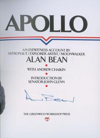 Lot #586 Alan Bean Books - Image 1