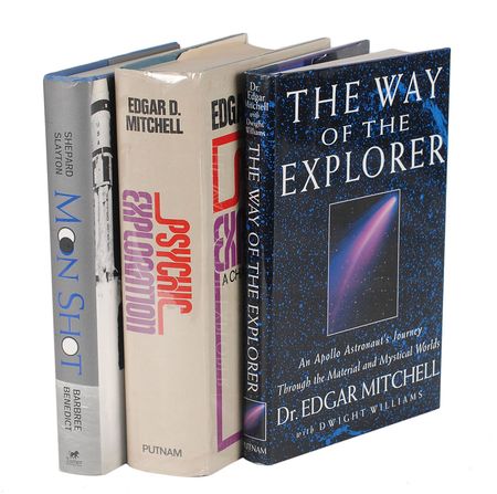 Lot #591 Alan Shepard and Edgar Mitchell Books - Image 1